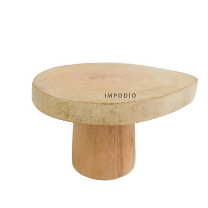 IMPODIO wooden stand cake props foto / tier tatakan kayu kue cupcake