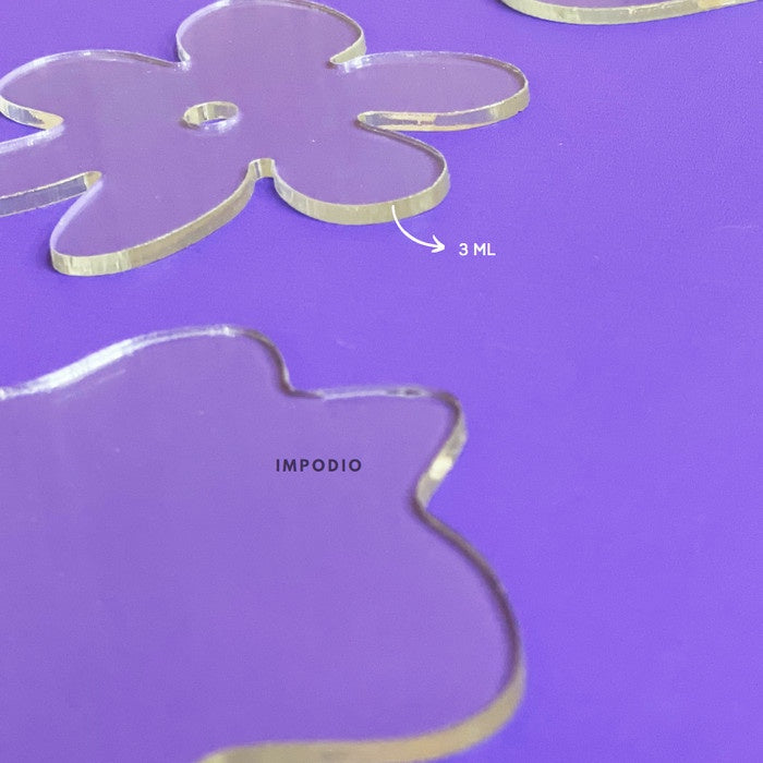 IMPODIO Coaster aesthetic bening acrylic / props foto akrilik