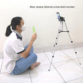 IMPODIO Tripod 3 in 1 FREE Holder HP Tinggi maksimal 120cm - packaging