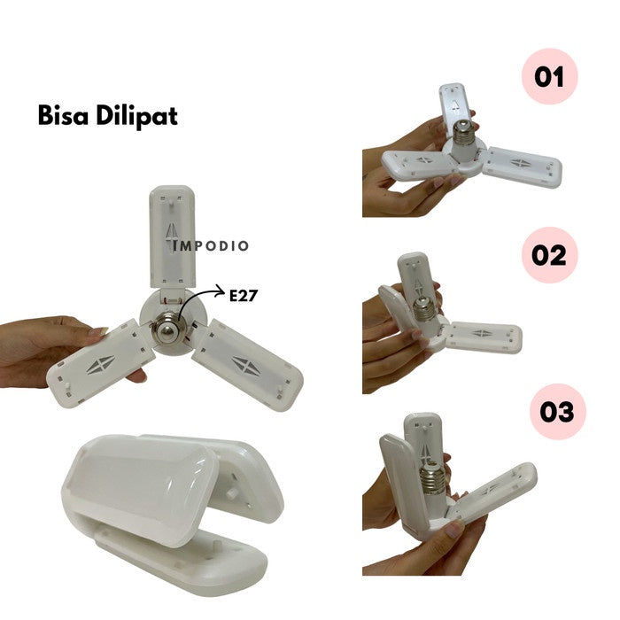 IMPODIO LED fill light tri star 30w dan 45w - Lighting studio foto