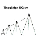 IMPODIO Tripod 3 in 1 FREE Holder HP Tinggi maksimal 120cm - dalam penggunaan