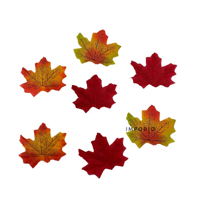 IMPODIO 12pcs daun maple palsu - artifial props properti fotografi