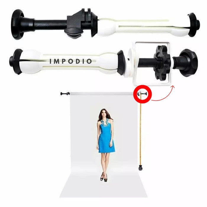 IMPODIO Hanging Backdrop / Kerekan 1 Roller Manual Background - Expander Backdrop