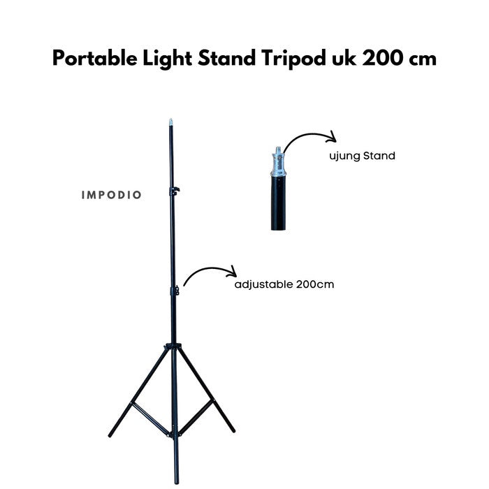 IMPODIO LED fill light tri star 30w dan 45w - Lighting studio foto