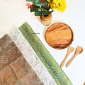 IMPODIO Napkin tenun etnic uk 50x50cm - Props foto studio - tampak samping