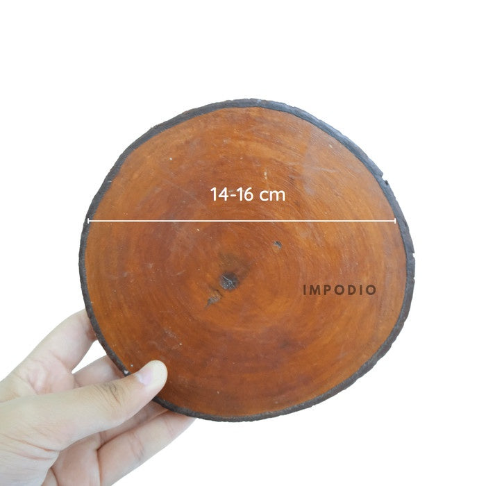 IMPODIO wooden stand cake props foto / tier tatakan kayu kue cupcake