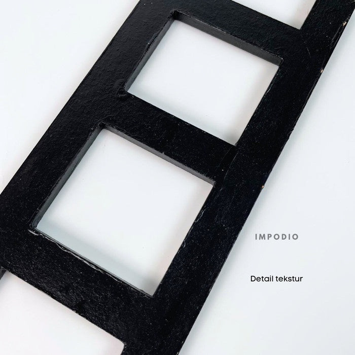 IMPODIO Tangga Kayu Props Properti Fotografi - Ukuran 29 dan 32 cm