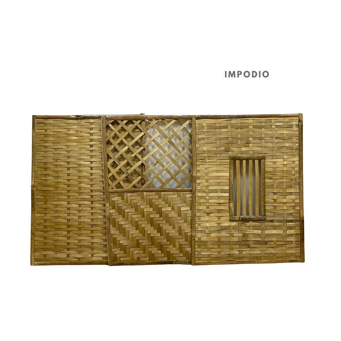 IMPODIO Bamboo Window - Props fotografi, bambu asli - foto 9