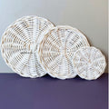 IMPODIO coaster rotan bulat anyaman - props tatakan food photo - dalam penggunaan