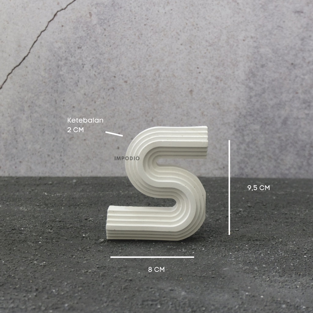 Props photo Concrete series / coaster semen / properti balok IMPODIO