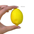 IMPODIO Buah Lemon palsu full size – artificial lemon Props - background putih
