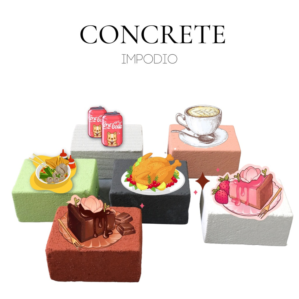 IMPODIO Balok podium concrete stone batu ukuran SMALL Bata Pedestal  - Properti foto produk - balok aesthetic