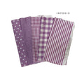 IMPODIO PAKET 5pcs] napkin lilac baby purple kain piknik