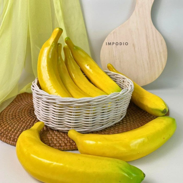 IMPODIO Pisang artificial / Fake Banana / Buah plastik Props