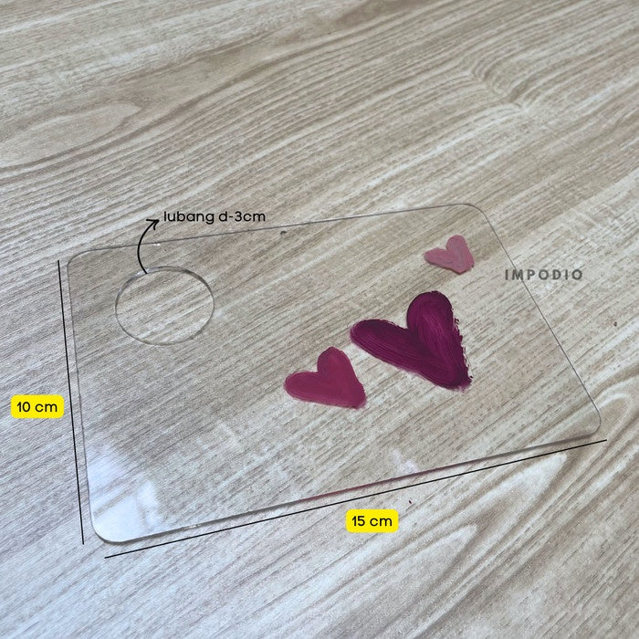 IMPODIO Pallete Acrylic - tatakan lukis props foto produk
