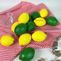 IMPODIO Buah Lemon palsu full size – artificial lemon Props