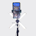 IMPODIO Starlight + Tripod 2m - Make up Vlog - Lampu ringlight - detail produk