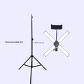 IMPODIO Starlight + Tripod 2m - Make up Vlog - Lampu ringlight - background putih