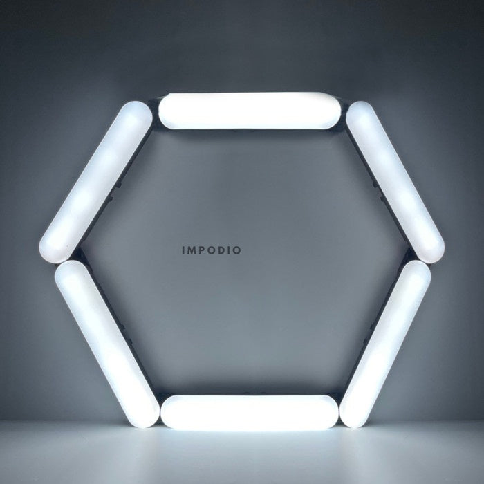 IMPODIO LED Foldable Ringlight 5 Lampu & 6 Lampu - Live stream - foto 9