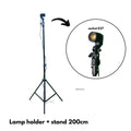 IMPODIO Lamp holder E27 + Stand 200cm