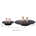 IMPODIO Acrylic Hitam dan Putih 2mm uk 22 dan 30 cm props foto