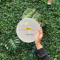 IMPODIO Acrylic Hitam dan Putih 2mm uk 22 dan 30 cm props foto