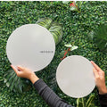 IMPODIO Acrylic Hitam dan Putih 2mm uk 22 dan 30 cm props foto