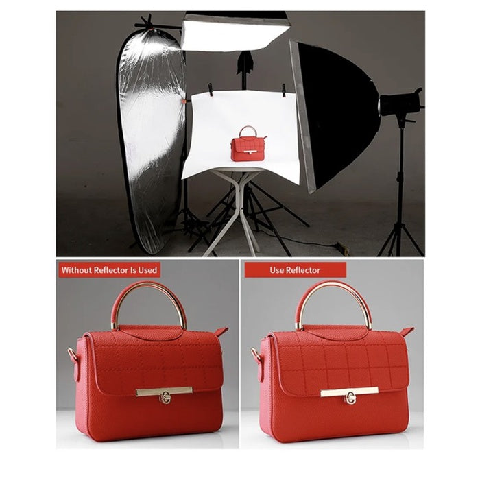 Reflektor 5 in 1 semua ukuran Impodio foldable reflector