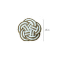 IMPODIO Flowers coaster rajut - food product photo props - dalam penggunaan