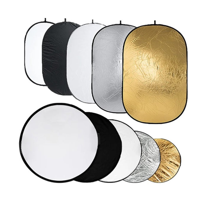 Reflektor 5 in 1 semua ukuran Impodio foldable reflector