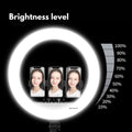 IMPODIO LED Ringlight Fotografi Live Streaming Jumbo 46 cm + Tripod - tampak samping