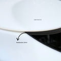IMPODIO Acrylic Hitam dan Putih 2mm uk 22 dan 30 cm props foto