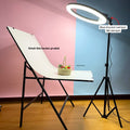 IMPODIO LED Ringlight Fotografi Live Streaming Jumbo 46 cm + Tripod - close up