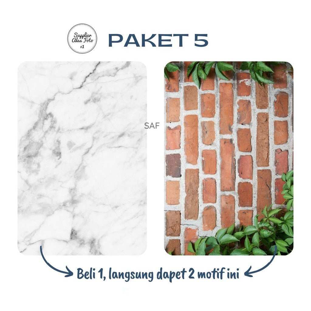 BUY 1 GET 1 FREE Background photo / alasfoto gulung motif abstrak marmer / backdrop