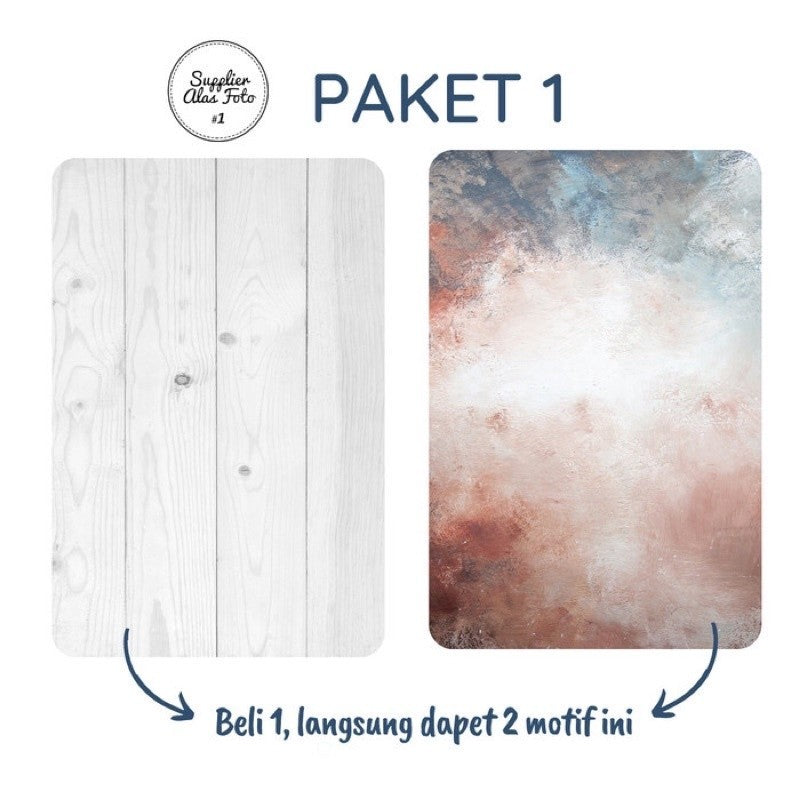 BUY 1 GET 1 FREE Background photo / alasfoto gulung motif abstrak marmer / backdrop