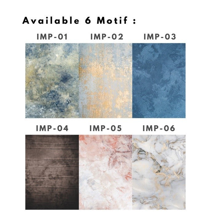 IMPODIO Background photo 70x50cm - alas gulung motif abstrak backdrop