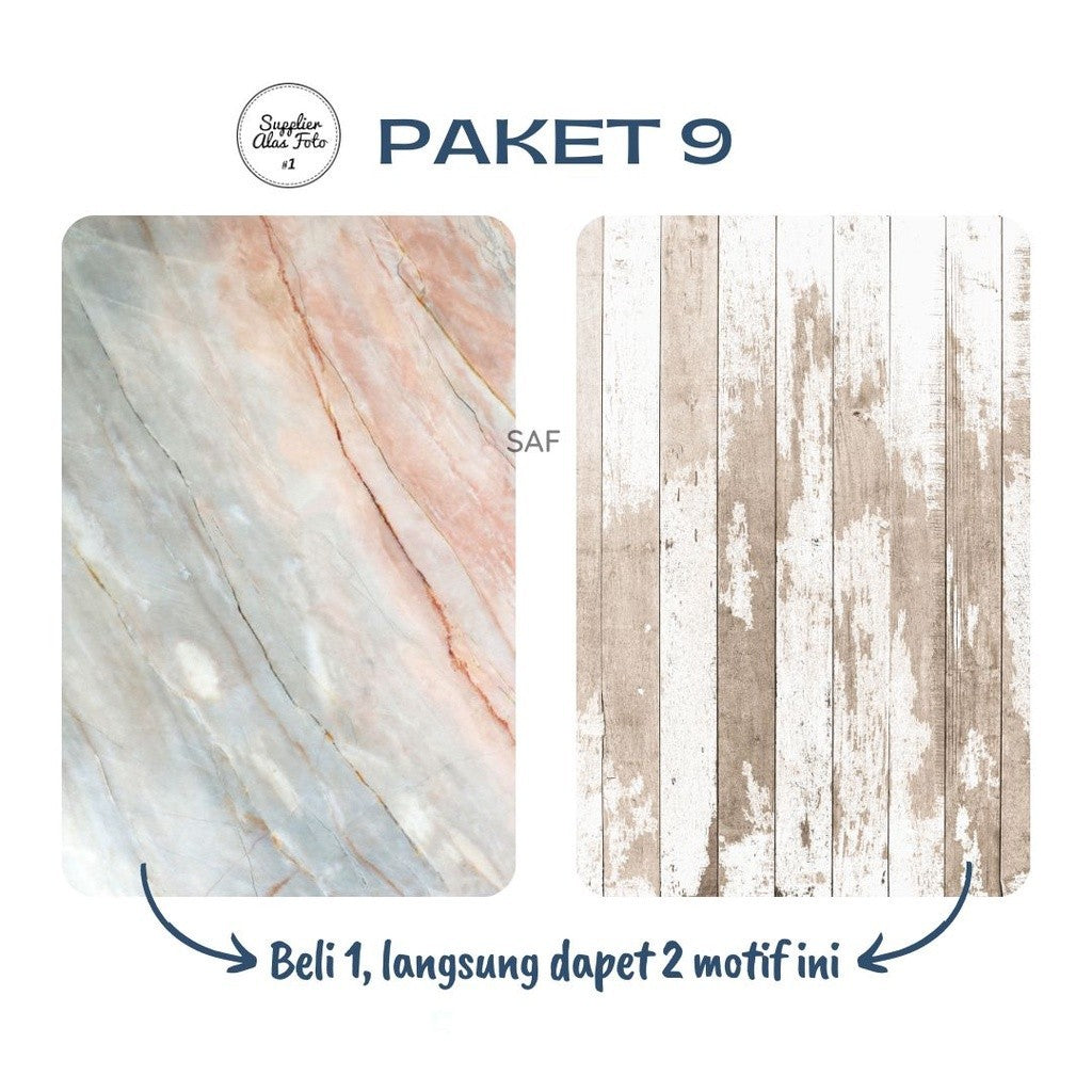 BUY 1 GET 1 FREE Background photo / alasfoto gulung motif abstrak marmer / backdrop