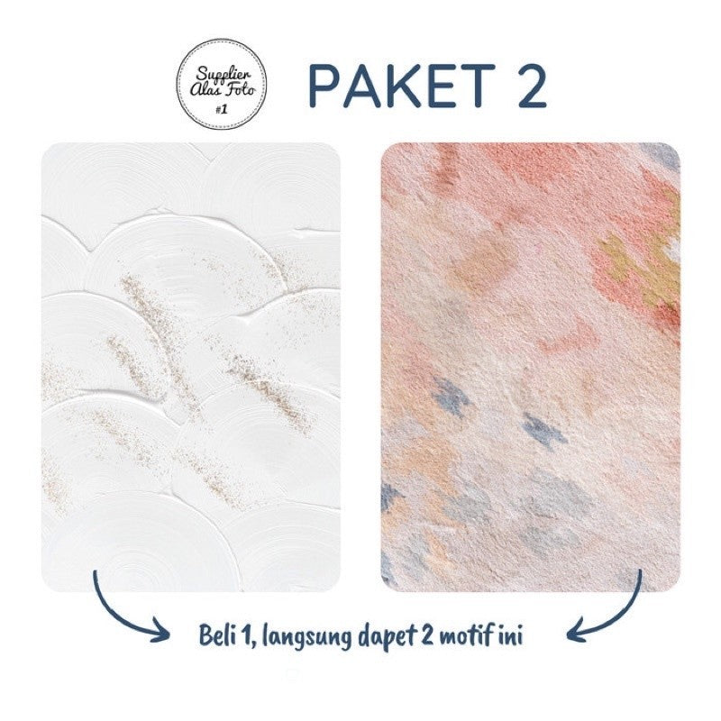 BUY 1 GET 1 FREE Background photo / alasfoto gulung motif abstrak marmer / backdrop