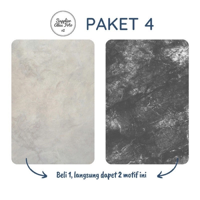 BUY 1 GET 1 FREE Background photo / alasfoto gulung motif abstrak marmer / backdrop