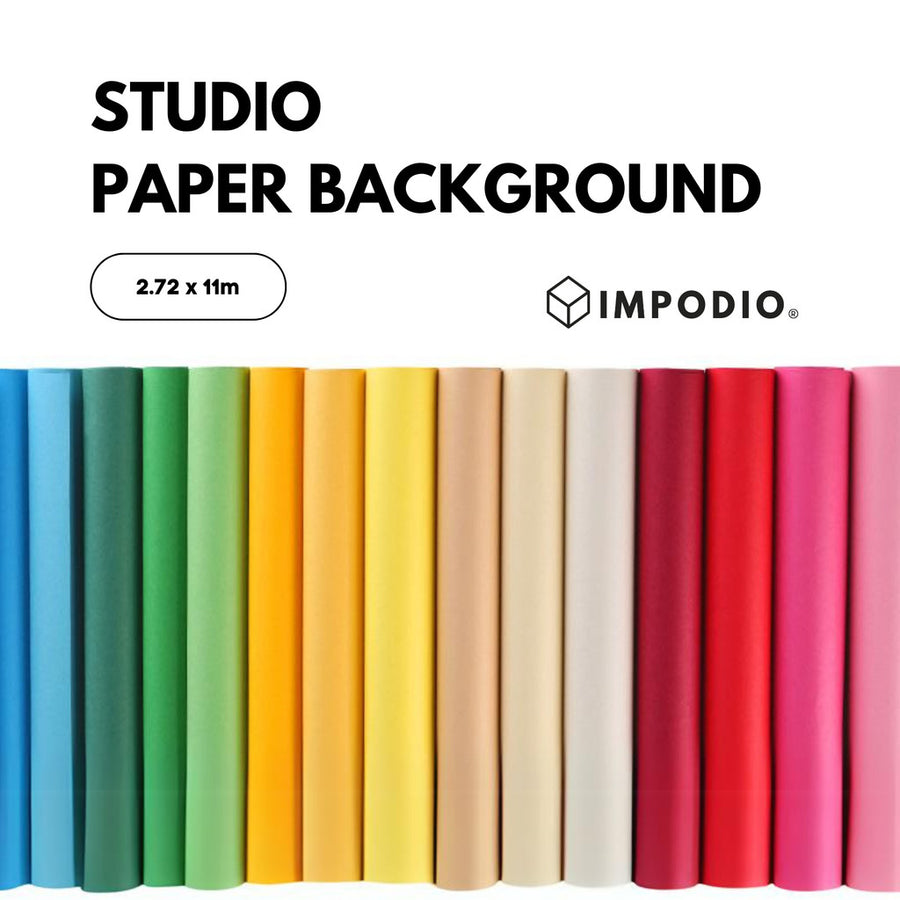 IMPODIO Background paper Studio Backdrop 2.7x11m – Kertas Latar