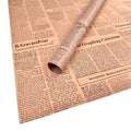 IMPODIO Koran paper motif full tulisan – props photo vintage - tampak samping