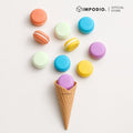 IMPODIO Replika Macaron Mini Pastel – Fake Macaron Properti Foto Produk Aesthetic & Dekorasi Dessert