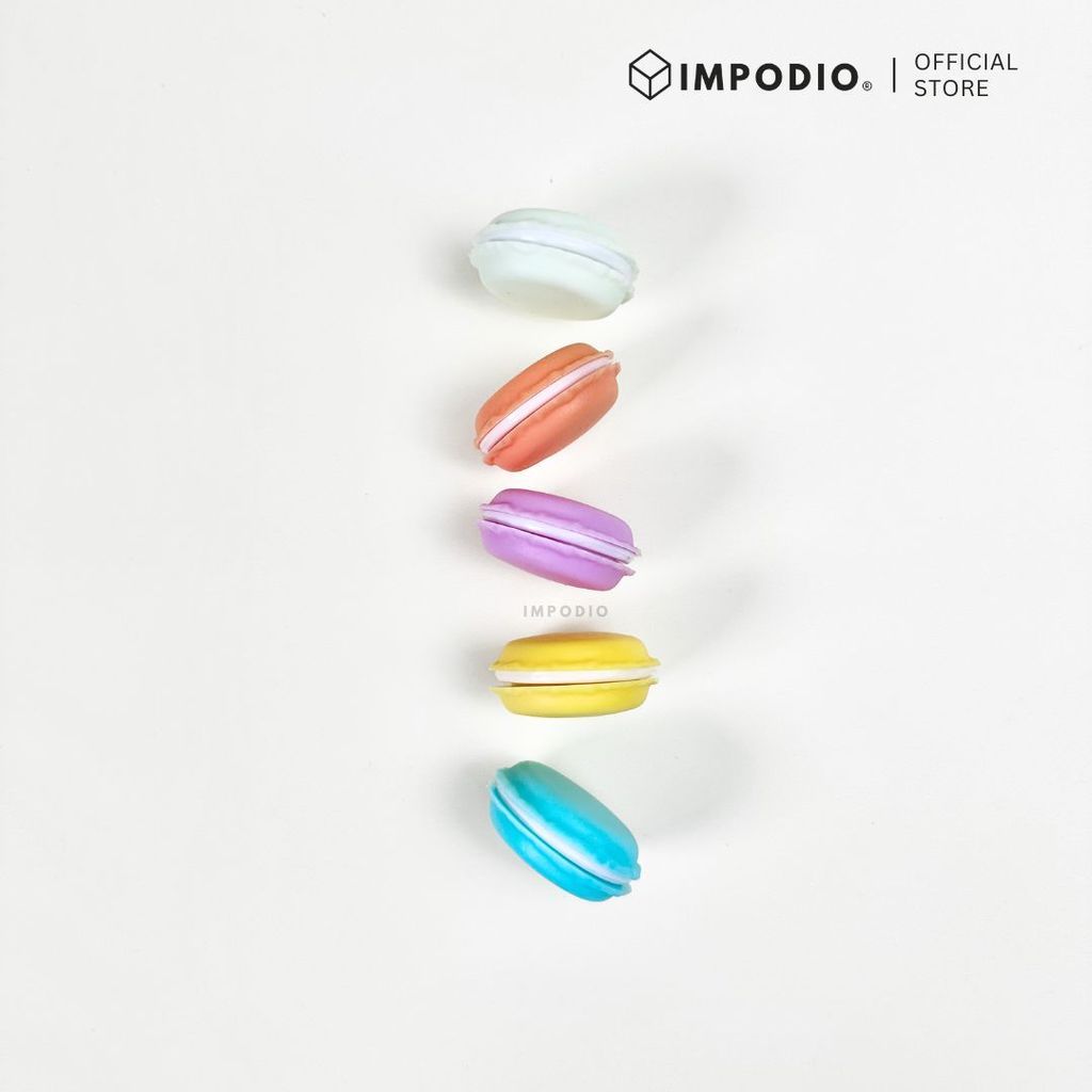 IMPODIO Replika Macaron Mini Pastel – Fake Macaron Properti Foto Produk Aesthetic & Dekorasi Dessert
