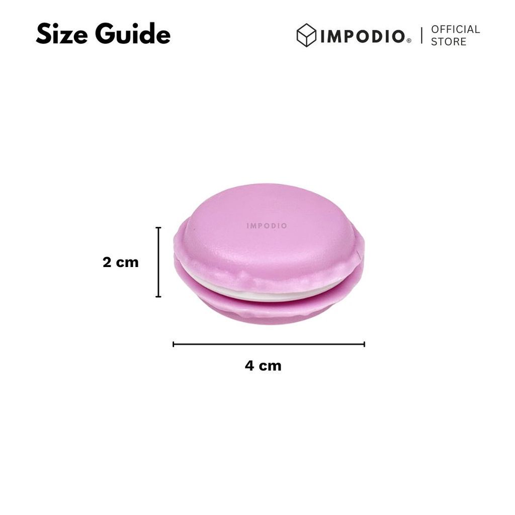 IMPODIO Replika Macaron Mini Pastel – Fake Macaron Properti Foto Produk Aesthetic & Dekorasi Dessert