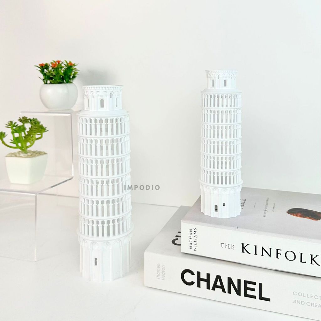 IMPODIO Miniatur Menara Eiffel Dan Pisa – Pajangan Dekorasi & Properti - detail produk