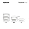 IMPODIO Set 3pcs Bubble Podium Minimalis – Props Foto Produk Aesthetic - tampak samping