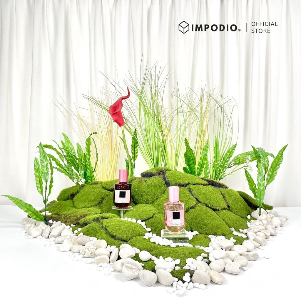 IMPODIO Rumput Onion Grass Artificial Estetik - Properti Foto Produk & Dekorasi Vas Bunga Meja Minimalis