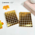 IMPODIO Background Foto Produk Gold Disco Grid 40x90cm - dalam penggunaan