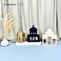 IMPODIO Siluet Masjid 3D Warna Warni – Properti Foto Produk Ramadhan - background putih