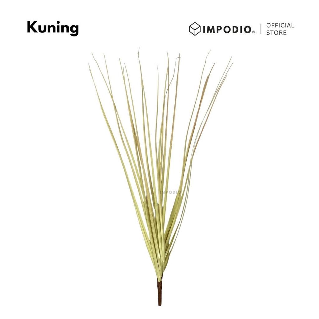 IMPODIO Rumput Onion Grass Artificial Estetik - Properti Foto Produk & Dekorasi Vas Bunga Meja Minimalis